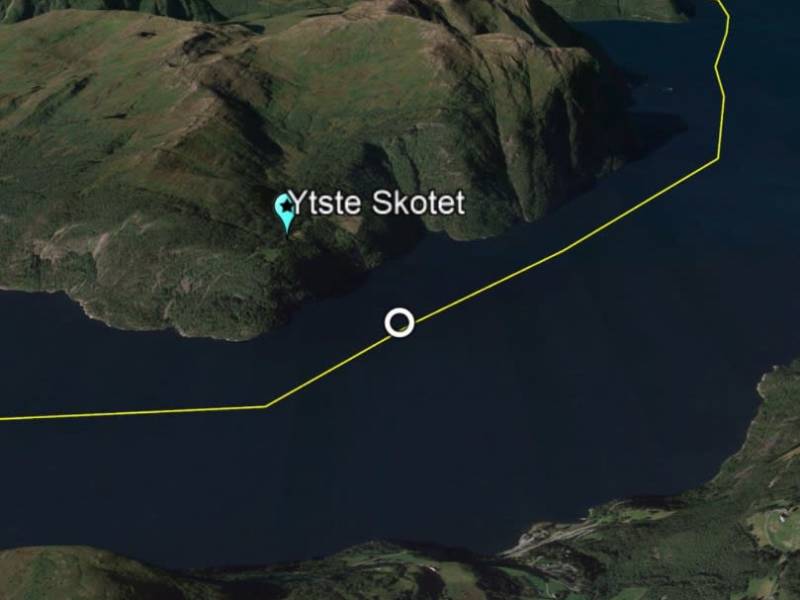 GA 32 Yste skotet Map